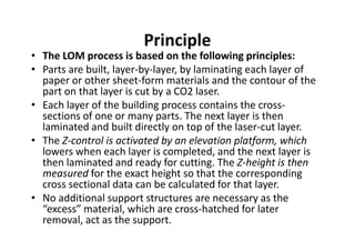 Solid Ground Curing, FDM, LOM process & it applications | PDF