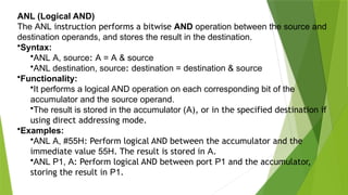 addressing modes of microcontrooller 8051 | PPTX