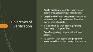 Comprehensive Guide to Verification and Valuation of Assets and ...