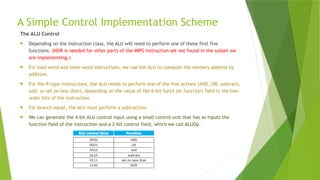 Comprehensive Guide to MIPS Datapath Design and Control Implementation ...