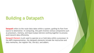 Comprehensive Guide to MIPS Datapath Design and Control Implementation ...