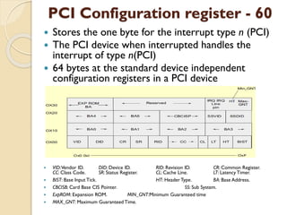 Pci Status Unit 3 devices&buses | PDF