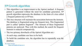 Association and Classification Algorithm | PPTX