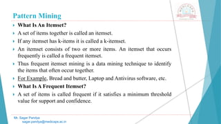 Association and Classification Algorithm | PPTX