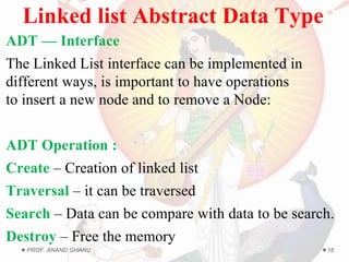 Unit 3 dsa LINKED LIST | PDF