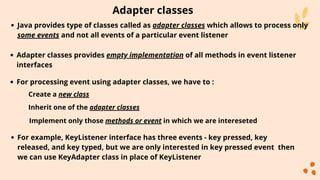 Unit-3 event handling | PDF