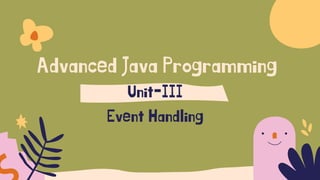 Unit-3 event handling | PPT