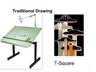 Traditional Drawing
Tools
T-Square
17
 