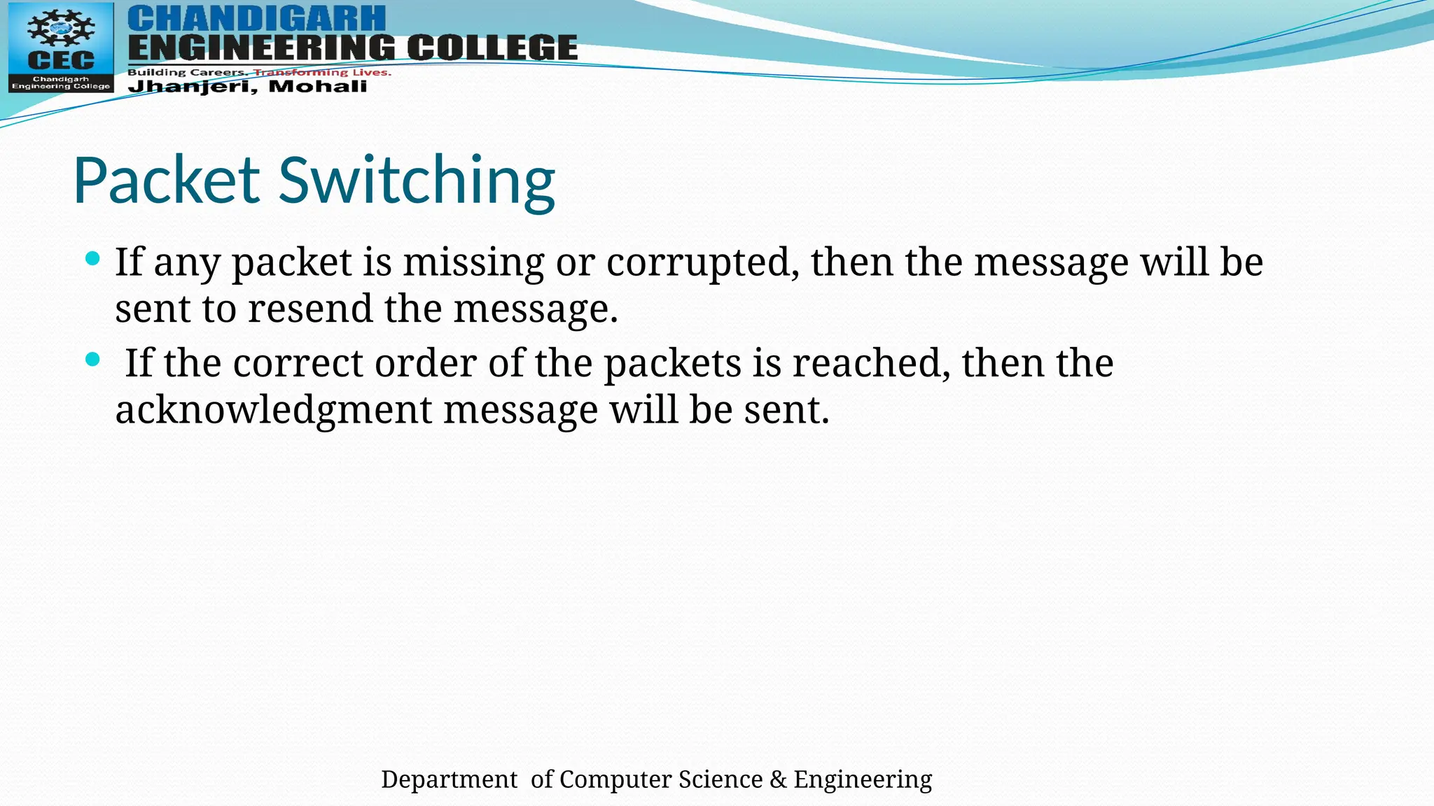 Network Layer-Switching in computer Network | PPTX