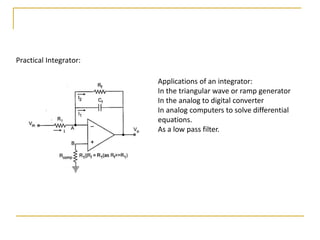 Integrator Ramp UNIT-3 OPAMP.pptx