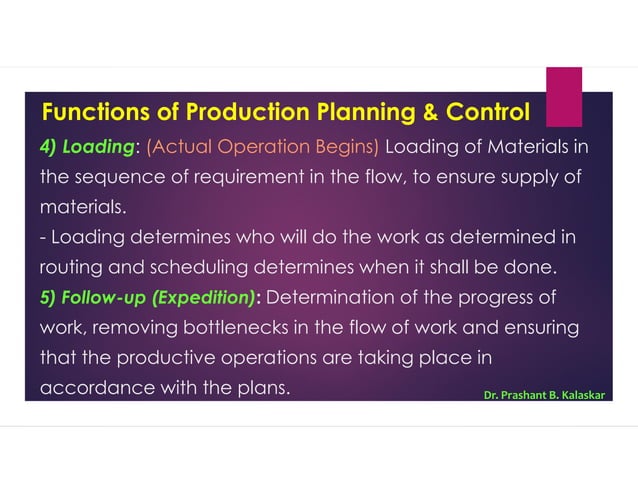 Production Planning & Control | PDF
