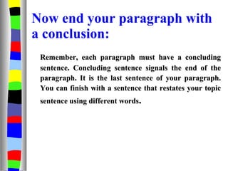 paragraph structure | PPT