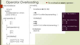 Comprehensive Guide to Polymorphism and Operator Overloading in C++ ...