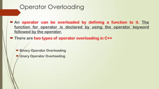 Comprehensive Guide to Polymorphism and Operator Overloading in C++ ...