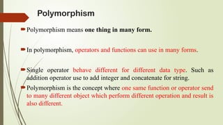 Comprehensive Guide to Polymorphism and Operator Overloading in C++ ...