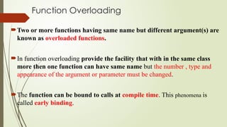 Comprehensive Guide to Polymorphism and Operator Overloading in C++ ...