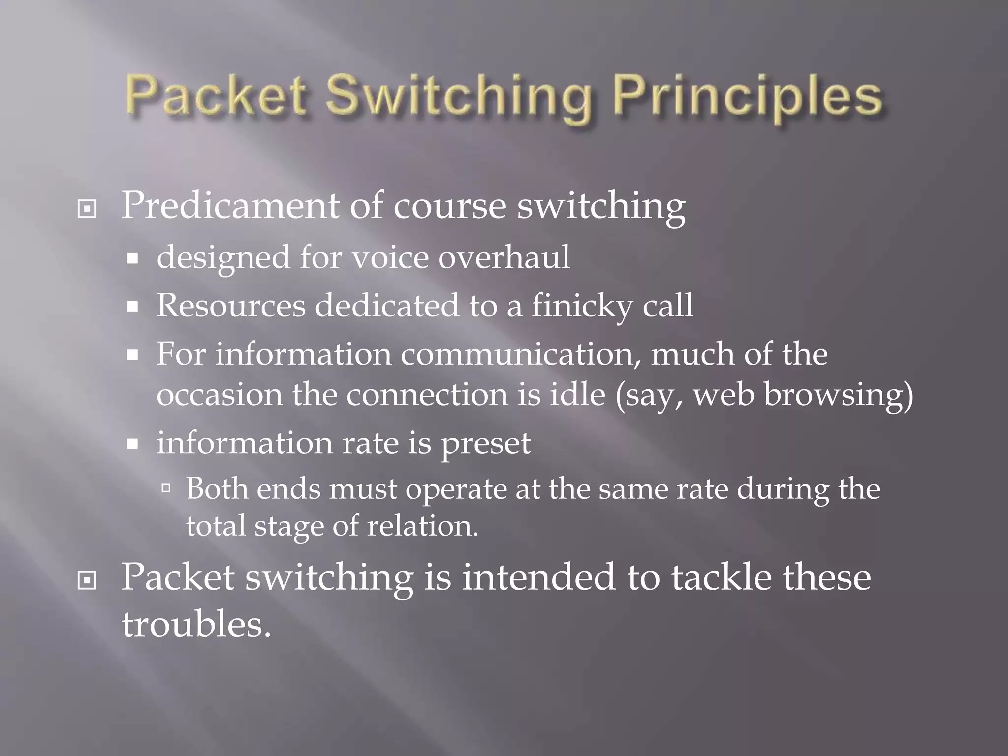 packet switching | PPT