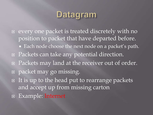packet switching | PPT