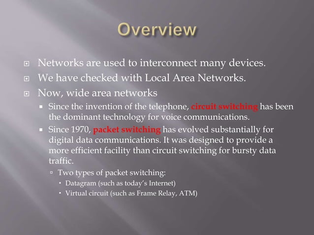 packet switching | PPT