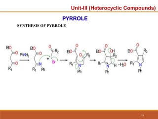 Unit-3 ppt.pdf organic chemistry unit 3 heterocyclic | PDF