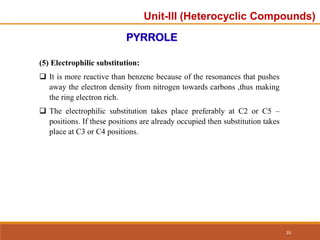 Unit-3 ppt.pdf organic chemistry unit 3 heterocyclic | PDF