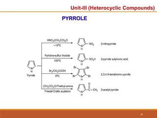 Unit-3 ppt.pdf organic chemistry unit 3 heterocyclic | PDF