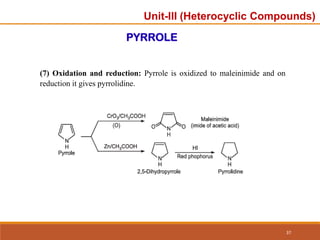 Unit-3 ppt.pdf organic chemistry unit 3 heterocyclic | PDF