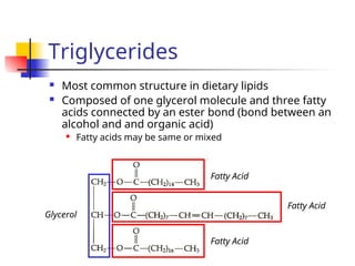 Glyceride Example Unit-3 The Structure and Functionsof Lipids - Copy.ppt