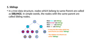 A binary tree is a hierarchical data structure where each node has at ...