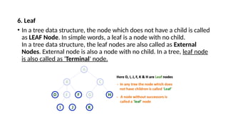 A binary tree is a hierarchical data structure where each node has at ...