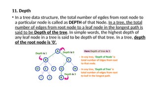 A binary tree is a hierarchical data structure where each node has at ...