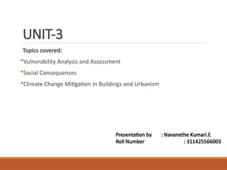 Comprehensive Analysis of Climate Vulnerability and Urban Mitigation ...