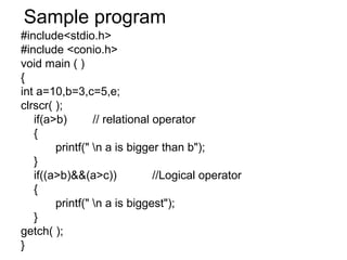 Introduction to C | PPT