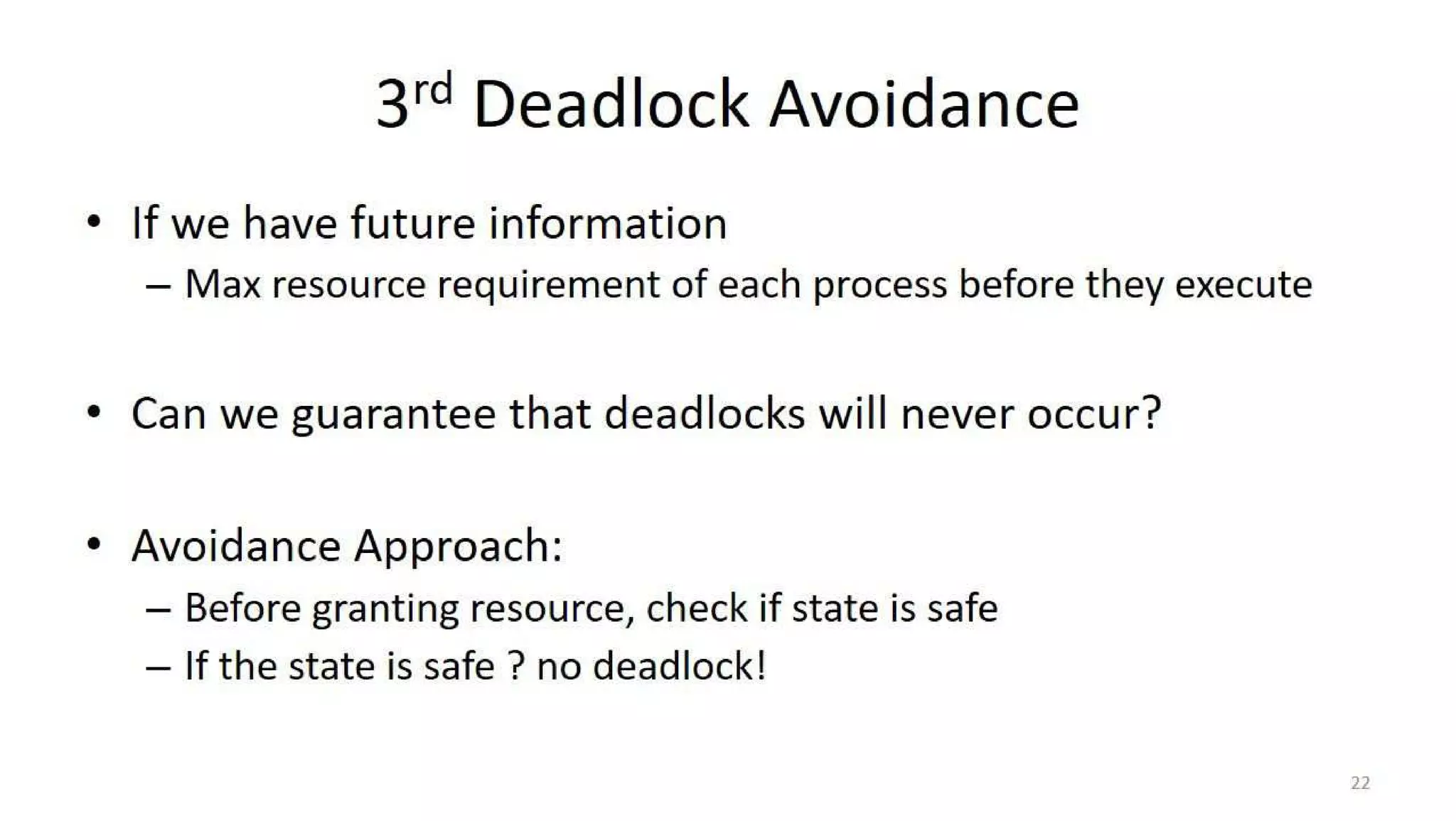 OS Unit 4 - Deadlock