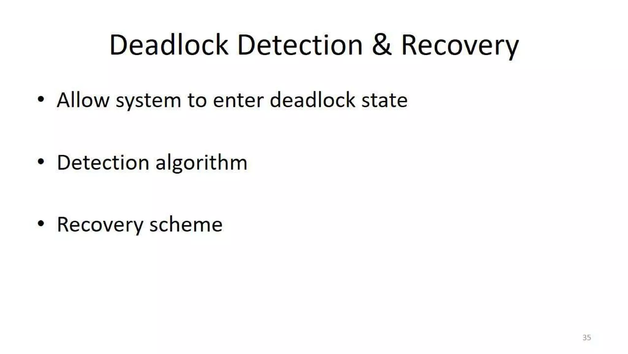 OS Unit 4 - Deadlock