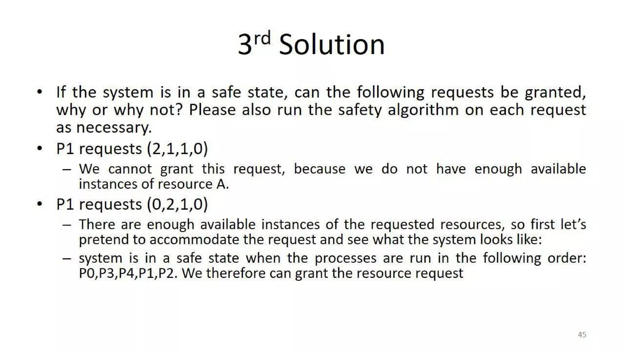 OS Unit 4 - Deadlock