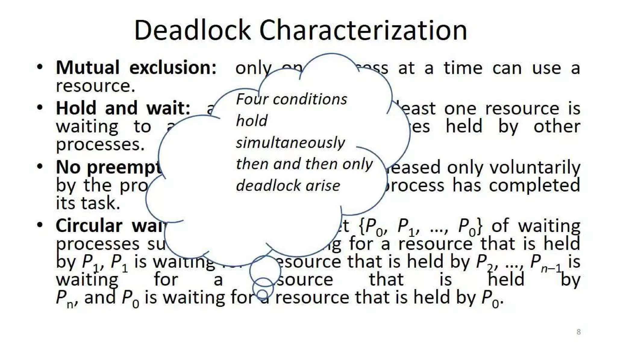 OS Unit 4 - Deadlock