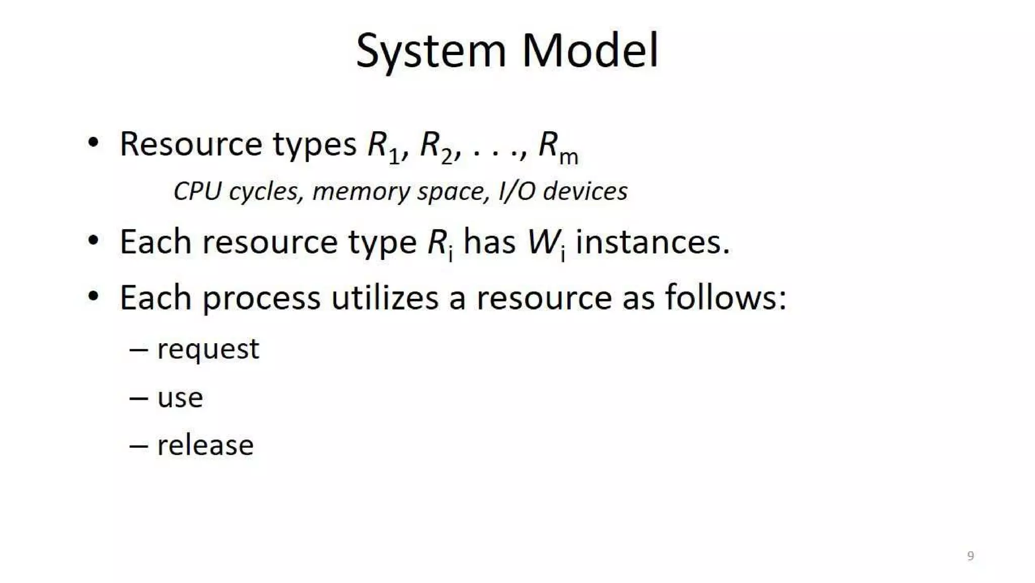 OS Unit 4 - Deadlock