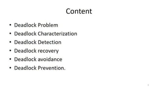 OS Unit 4 - Deadlock | PPT