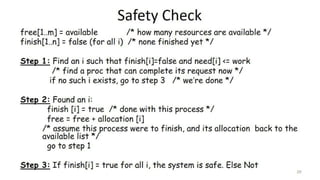OS Unit 4 - Deadlock | PDF