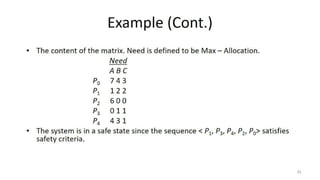 OS Unit 4 - Deadlock | PDF