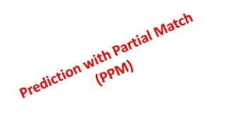 DC - Unit - 4 - Context Based Compression