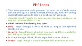 WD - Unit - 4 - PHP Basics | PDF