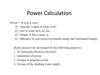 Power Calculation
 