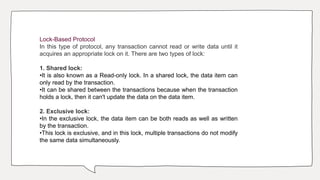 Stamp Protocol TRANSACTION MANAGEMENT AND TIME STAMP PROTOCOLS AND BACKUP RECOVERY | PPTX