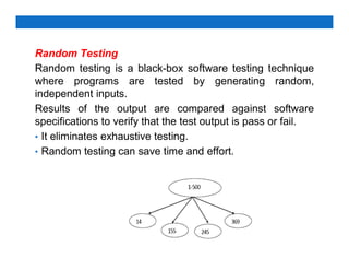 Software Engineering TESTING AND MAINTENANCE | PDF