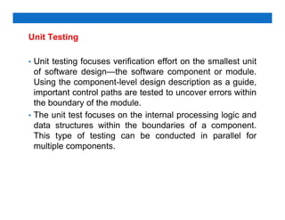Software Engineering TESTING AND MAINTENANCE | PDF
