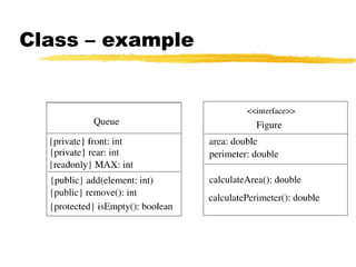 Class – example
 