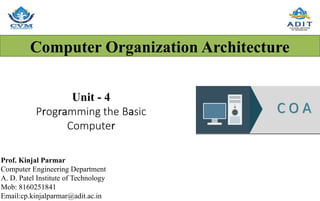 UNit-4.pptx programming the basic computer | PPT