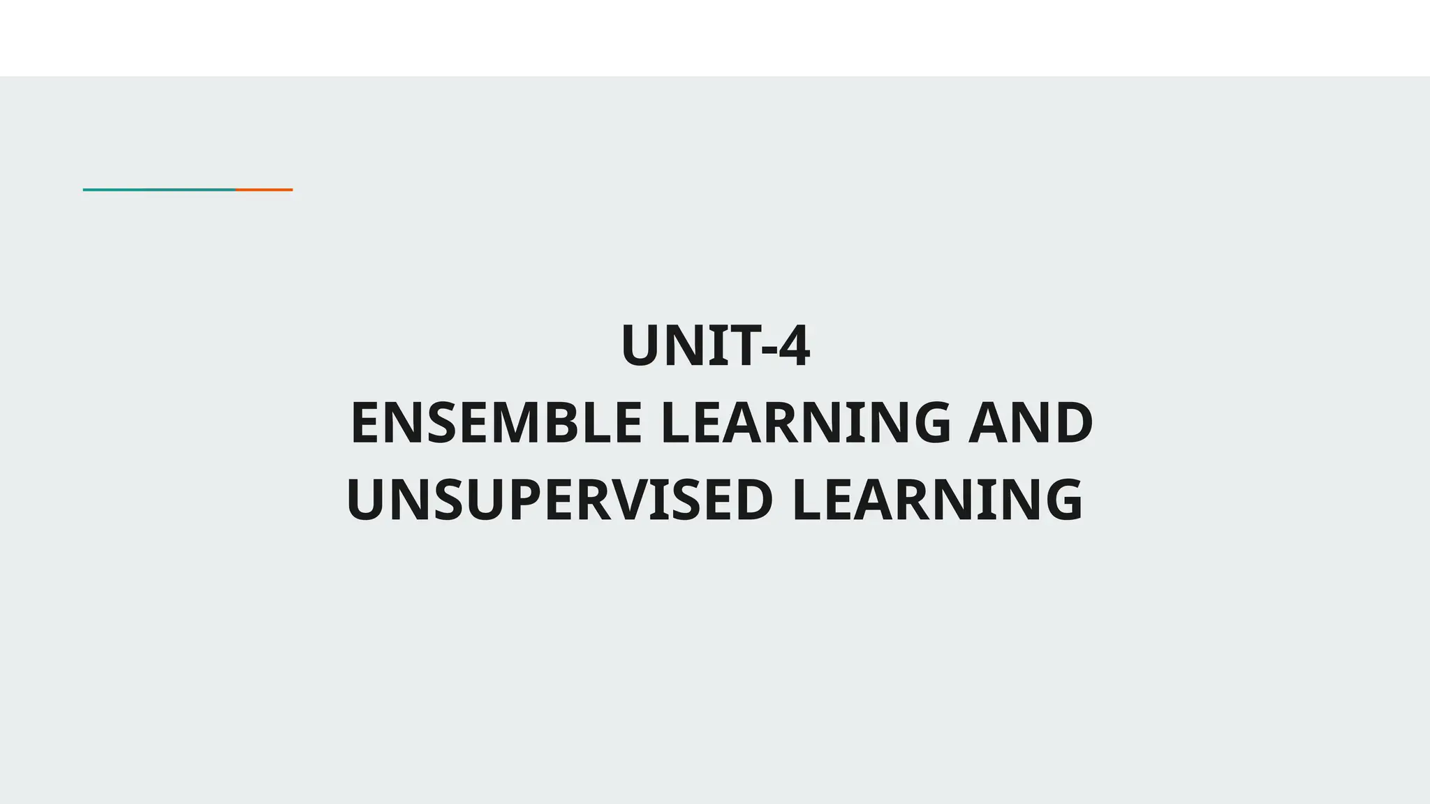 Ensemble Learning, K-Means, K-Medoids. | PPTX